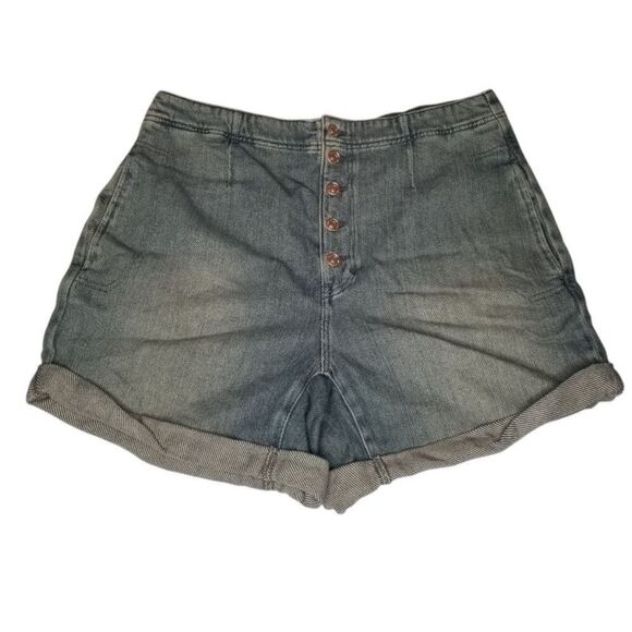 Free People Blue Jean Osaka Shorts - Picture 4 of 10